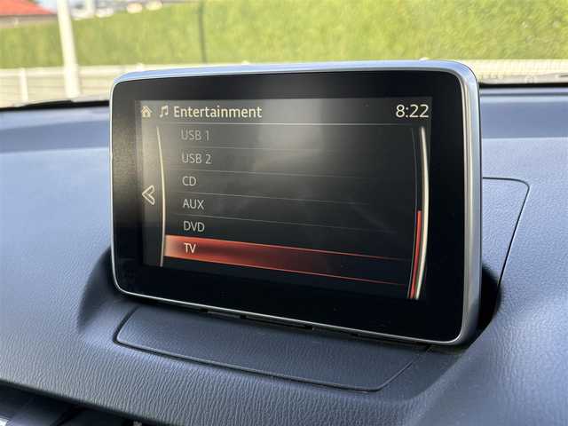 マツダ デミオ XD 千葉県 2015(平27)年 5.3万km ブルーリフレックスマイカ 禁煙車/ディーゼル/純正ナビ/→フルセグTV/Bluetooth/CD/DVD/FM/AM/ステアリングスイッチ/横滑り防止装置/〇プッシュスタート/〇電動格納ミラー/〇スマートキー/〇シガーソケット/トノカバー/USBポート