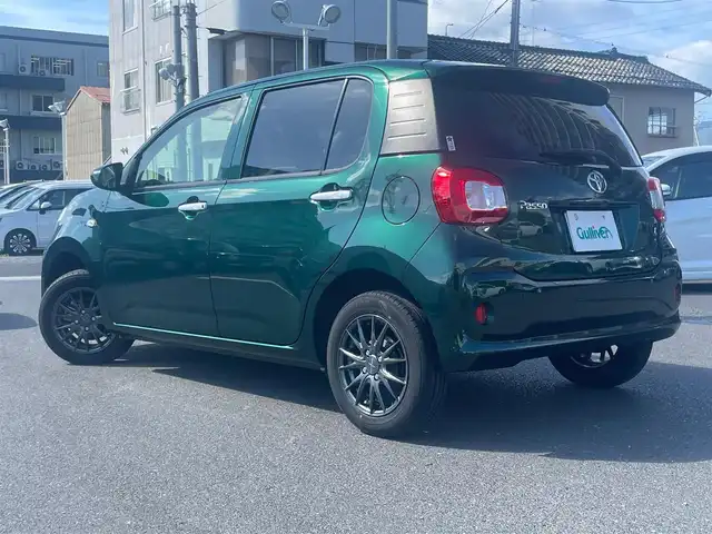 トヨタ パッソ X Lパッケージ 島根県 2023(令5)年 1.6万km ダークエメラルドマイカ ワンオーナ　/社外ナビ/DVD再生/Blutooth/前後ドライブレコーダー　/ビルトインＥＴＣ　/衝突軽減ブレーキ/アイドリングストップ　/スマートキー　/プッシュスタート　/オートハイビーム/純正ＬＥＤヘッドライト　/保証書・取扱説明書/スペアキー