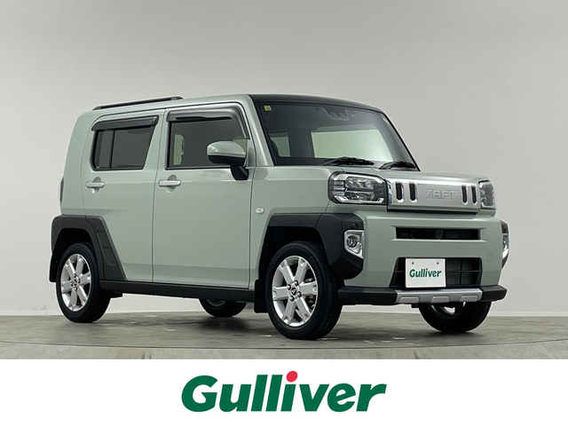 ダイハツ タフト G クロムベンチャー 埼玉県 2023(令5)年 1.9万km セラミックグリーンM ガラスルーフ　ナビ　Ｂカメラ　温シート　ＥＴＣ　Ｂｌｕｅｔｏｏｔｈ　コーナーセンサー　オートハイビーム　衝突軽減システム　電子パーキング　カーテンエアバッグ　禁煙車　ドライブレコーダー　ＵＳＢ