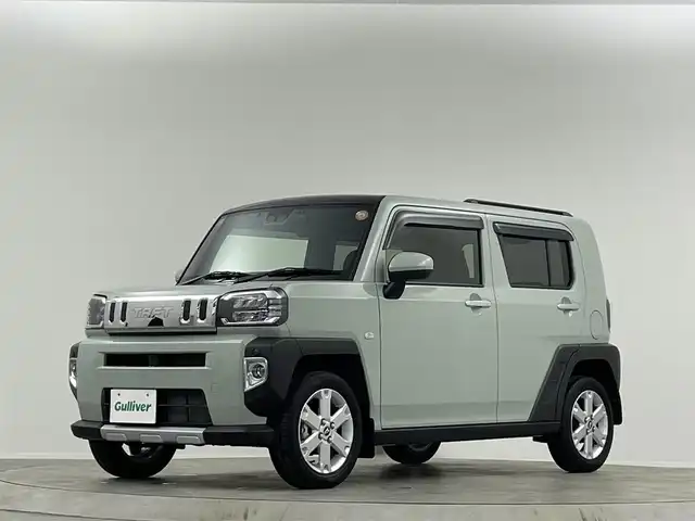 ダイハツ タフト G クロムベンチャー 埼玉県 2023(令5)年 1.9万km セラミックグリーンM ガラスルーフ　ナビ　Ｂカメラ　温シート　ＥＴＣ　Ｂｌｕｅｔｏｏｔｈ　コーナーセンサー　オートハイビーム　衝突軽減システム　電子パーキング　カーテンエアバッグ　禁煙車　ドライブレコーダー　ＵＳＢ