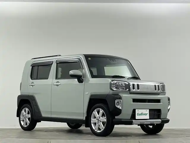 ダイハツ タフト G クロムベンチャー 埼玉県 2023(令5)年 1.9万km セラミックグリーンM ガラスルーフ　ナビ　Ｂカメラ　温シート　ＥＴＣ　Ｂｌｕｅｔｏｏｔｈ　コーナーセンサー　オートハイビーム　衝突軽減システム　電子パーキング　カーテンエアバッグ　禁煙車　ドライブレコーダー　ＵＳＢ