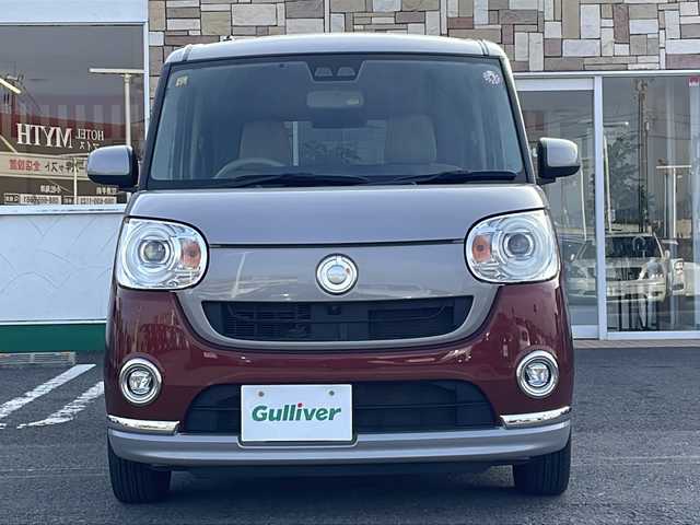 ダイハツ ムーヴ キャンバス G メイクアップ リミテッド　SAⅢ 徳島県 2018(平30)年 3.8万km スムースグレーマイカメタリック/ファイアークォーツレッドメタリック 2トーン 社外ナビ　CN-RE05WD/全方位カメラ/両側パワースライドドア/ETC/社外フロアマット/LEDヘッドライト/プッシュスタート/横滑り防止装置/盗難防止装置/オートライト/オートハイビーム/衝突軽減システム/ドアバイザー/電動格納ミラー/フォグランプ