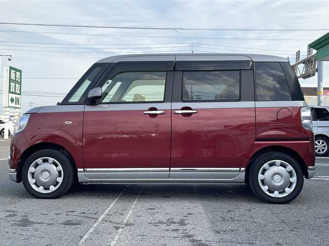 ダイハツ ムーヴ キャンバス G メイクアップ リミテッド　SAⅢ 徳島県 2018(平30)年 3.8万km スムースグレーマイカメタリック/ファイアークォーツレッドメタリック 2トーン 社外ナビ　CN-RE05WD/全方位カメラ/両側パワースライドドア/ETC/社外フロアマット/LEDヘッドライト/プッシュスタート/横滑り防止装置/盗難防止装置/オートライト/オートハイビーム/衝突軽減システム/ドアバイザー/電動格納ミラー/フォグランプ