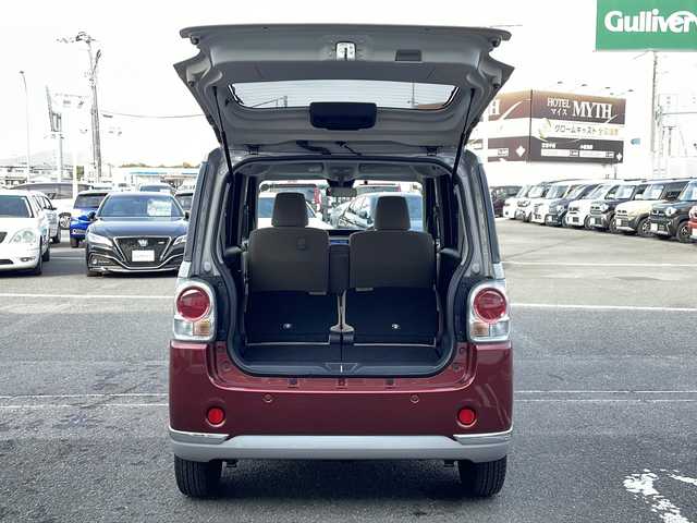 ダイハツ ムーヴ キャンバス G メイクアップ リミテッド　SAⅢ 徳島県 2018(平30)年 3.8万km スムースグレーマイカメタリック/ファイアークォーツレッドメタリック 2トーン 社外ナビ　CN-RE05WD/全方位カメラ/両側パワースライドドア/ETC/社外フロアマット/LEDヘッドライト/プッシュスタート/横滑り防止装置/盗難防止装置/オートライト/オートハイビーム/衝突軽減システム/ドアバイザー/電動格納ミラー/フォグランプ