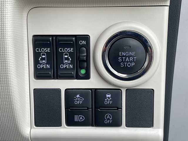 ダイハツ ムーヴ キャンバス G メイクアップ リミテッド　SAⅢ 徳島県 2018(平30)年 3.8万km スムースグレーマイカメタリック/ファイアークォーツレッドメタリック 2トーン 社外ナビ　CN-RE05WD/全方位カメラ/両側パワースライドドア/ETC/社外フロアマット/LEDヘッドライト/プッシュスタート/横滑り防止装置/盗難防止装置/オートライト/オートハイビーム/衝突軽減システム/ドアバイザー/電動格納ミラー/フォグランプ