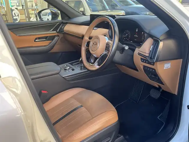 マツダ ＣＸ－６０ XD HV プレミアムスポーツ 静岡県 2023(令5)年 4.1万km ロジウムホワイトプレミアムメタリック 4WD/ワンオーナー/サンルーフ/純正ナビ/フルセグTV/BT/USB/全方位カメラ/BOSEサウンドシステム/茶ハーフレザーシート/全席シートヒーター/前席エアシート/前席パワーシート/運転席シートメモリー/前後ドライブレコーダー/AC100V電源/パワーバックドア/ステアリングヒーター/ビルトインETC/衝突軽減ブレーキ/レーンキープアシスト/ブラインドスポットモニター/クリアランスソナー/レーダークルーズコントロール/ステアリングスイッチ/LEDヘッドライト/スマートキー×2/保証書/取扱説明書/ナビ取扱説明書