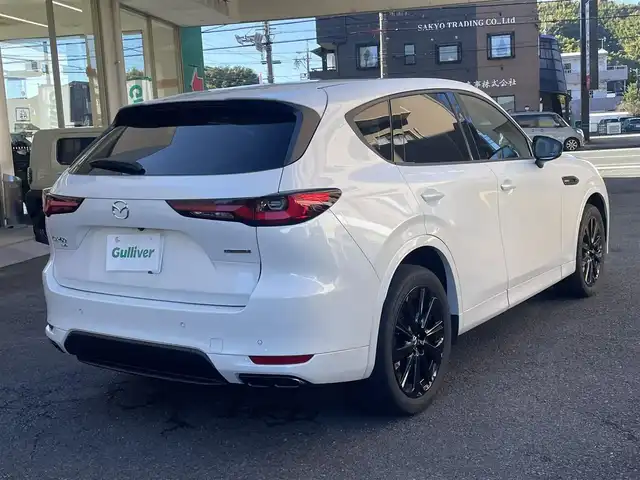 マツダ ＣＸ－６０ XD HV プレミアムスポーツ 静岡県 2023(令5)年 4.1万km ロジウムホワイトプレミアムメタリック 4WD/ワンオーナー/サンルーフ/純正ナビ/フルセグTV/BT/USB/全方位カメラ/BOSEサウンドシステム/茶ハーフレザーシート/全席シートヒーター/前席エアシート/前席パワーシート/運転席シートメモリー/前後ドライブレコーダー/AC100V電源/パワーバックドア/ステアリングヒーター/ビルトインETC/衝突軽減ブレーキ/レーンキープアシスト/ブラインドスポットモニター/クリアランスソナー/レーダークルーズコントロール/ステアリングスイッチ/LEDヘッドライト/スマートキー×2/保証書/取扱説明書/ナビ取扱説明書