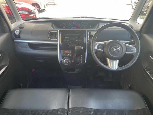 ダイハツ タント カスタム X トップED SA Ⅲ 福岡県 2016(平28)年 10.7万km ブラックマイカメタリック AM/FM・CD・AUX/ETC/純正フロアマット/ドライブレコーダー（前・SD有）/プリクラッシュ/シートヒーター（D)/アイドリングストップ/オートライト/オートマチックハイビーム/横すべり防止/電動格納ミラー/ステアリングスイッチ/パワースライドドア（N後部）/保証書/取扱説明書/スペアキー×１