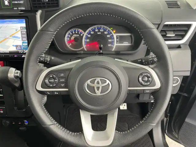 トヨタ ルーミー カスタムG 富山県 2024(令6)年 1.1万km ブラックマイカメタリック モデリスタフロントエアロ/社外９インチナビ/フルセグ/BT/DVD/バックカメラ/プリクラッシュセーフティ/レーダークルーズコントロール　/レーンキープアシスト　/シートヒーター　/両側パワースライドドア　/前後ドライブレコーダー　/ＥＴＣ　/コーナーセンサー/LEDヘッドライト/オートライト/ALPINEデジタルインナーミラー/オートハイビーム