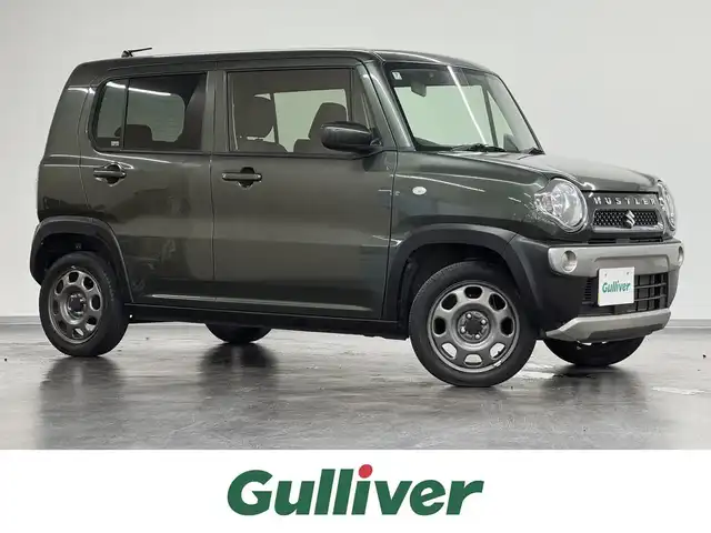 スズキ ハスラー G 三重県 2019(令1)年 1.7万km クールカーキPM マイルドハイブリッド/FF/インパネCVT/ケンウッド 7インチ『彩速ナビ』 MDV-D407BT/（FM/AM/iPod/USB/SD/CD/DVD/TV/Bluetooth/SMART USEN）/安全/・デュアルカメラブレーキサポート/・誤発進抑制機能/・車線逸脱警報機能/・ふらつき警報機能/・ヒルホールドコントロール（坂道発進アシスト）/・エマージェンシーストップシグナル/・トラクションコントロールシステム/・ESP（R）/装備/・シートヒーター（D/N）/・オートエアコン/・電動格納ドアミラー/・純正15インチスチールホイール/・プッシュスタート/・スマートキーx1/など