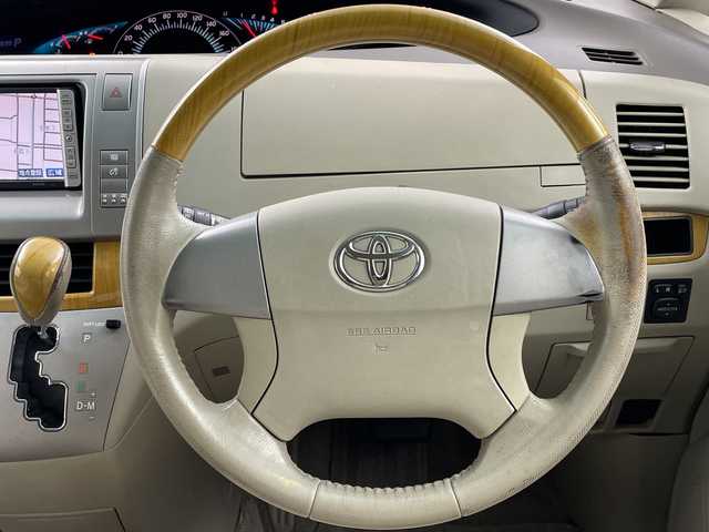 トヨタ エスティマ アエラス Gエディション 岐阜県 2006(平18)年 11万km ホワイトパールクリスタルシャイン 純正ナビ(NH3T-W56)/CD　DVD/MD/AUX/バックカメラ/両側パワースライドドア/電動格納ミラー/スマートキー/スペアキー有/プッシュスタート/オートライト/オートエアコン/パワーウィンドウ
