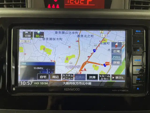トヨタ ルーミー 大阪府 2021(令3)年 5.5万km ブラックマイカメタリック 純正ナビ（CD/DVD/Bluetooth/フルセグ）/バックカメラ/片側パワースライドドア/前後クリアランスソナー/ETC/衝突被害軽減システム/アイドリングストップ/電格ミラー/ドアバイザー/フロアマット/ステアリングスイッチ/オートライト/プッシュスタート/スマートキー/福祉車両/リフトアップシート
