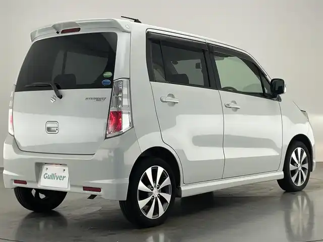 スズキ ワゴンＲ スティングレー リミテッドⅡ 愛知県 2012(平24)年 8.5万km パールホワイト 社外ナビ　禁煙車　フルセグＴＶ　ＤＶＤ再生　シートヒーター　ＥＴＣ　ＨＩＤオートライト　フォグランプ　Ｂｌｕｅｔｏｏｔｈ　社外フロアマット　純正１５インチアルミホイール　スマートキー　プッシュスタート
