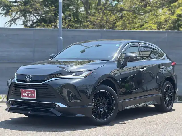 トヨタ ハリアー Z レザーパッケージ 三重県 2022(令4)年 1.7万km プレシャスブラックパール ワンオーナー /GR F・S・Rアンダーエアロ/純正リアスポイラー/RAYS 19インチアルミホイール/調光パノラマルーフ/ヘッドアップディスプレイ/ブラインドスポットモニター/TコネクトSDナビゲーションシステム/JBLプレミアムサウンドシステム/パノラミックビューモニター/黒レザーシート/・前席エアシート/シートヒーター /・前席パワーシート/デジタルインナーミラー /レーダークルーズコントロール/レーントレーシングアシスト/パワーバックドア /ビルトインETC/プロジェクター式LEDヘッドランプ/デイタイムランニングランプ/オートライト/アダプティブハイビームシステム/LEDフォグランプ/プッシュエンジンスタート/スマートキー×2/新車時保証書/取扱説明書