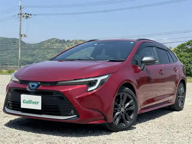 トヨタ カローラツーリング ハイブリッド ダブルバイビー 兵庫県 2022(令4)年 2.3万km センシュアルレッドマイカ 純正10.5インチナビ/フルセグTV/Bluetooth接続可/バックカメラ/ビルトインETC2.0/レーダークルコン/ステアリングリモコン/純正17インチAW/LEDヘッドライト/AUTOハイビーム/ブラインドスポットモニター