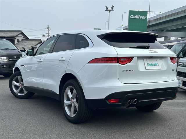 ジャガー Ｆペース プレステージ 愛知県 2019(令1)年 5.1万km フジホワイト スマートキー/プッシュスタート/純正メーカーナビ/フルセグTV/バックカメラ/全方位カメラ/MERIDIANサウンド/クルーズコントロール/クリアランスソナー/ミラー型ドライブレコーダー/レザーシート/前席パワーシート（D席メモリー付き）/パワーバックドア/フロアマット/スペアタイヤ/取説、保証書/スペアキー