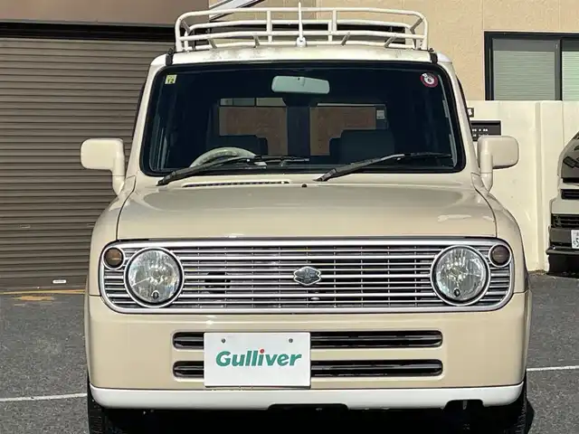 スズキ ラパン L 千葉県 2006(平18)年 9.8万km ミルクティーベージュメタリック 純正オーディオ/オートライト/シートカバー/ルーフキャリア/フロアマット