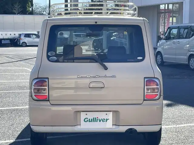 スズキ ラパン L 千葉県 2006(平18)年 9.8万km ミルクティーベージュメタリック 純正オーディオ/オートライト/シートカバー/ルーフキャリア/フロアマット