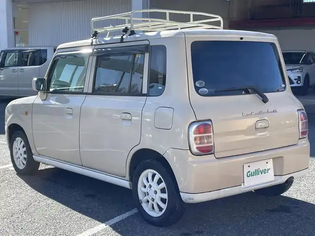 スズキ ラパン L 千葉県 2006(平18)年 9.8万km ミルクティーベージュメタリック 純正オーディオ/オートライト/シートカバー/ルーフキャリア/フロアマット