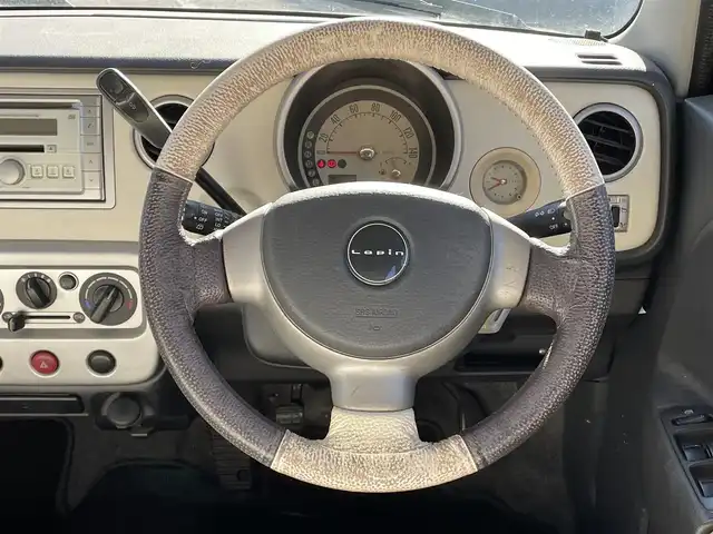 スズキ ラパン L 千葉県 2006(平18)年 9.8万km ミルクティーベージュメタリック 純正オーディオ/オートライト/シートカバー/ルーフキャリア/フロアマット