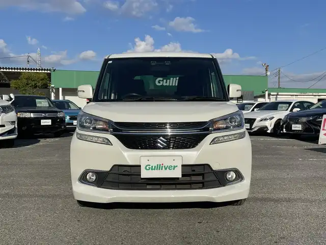 スズキ ソリオ バンディット Fリミテッド 千葉県 2016(平28)年 2.1万km ピュアホワイトP デュアルカメラブレーキサポート/社外SDナビ【AVIC-RW300】/バックカメラ/両後パワースライドドア/クルーズコントロール/スマートキー/ハーフレザーシート/前席シートヒーター/純正LEDヘッドライト/フォグランプ/純正15インチアルミホイール/ETC/本革巻きステアリング/アイドリングストップ/サイドエアバッグ/新車時保証書＆取扱説明書