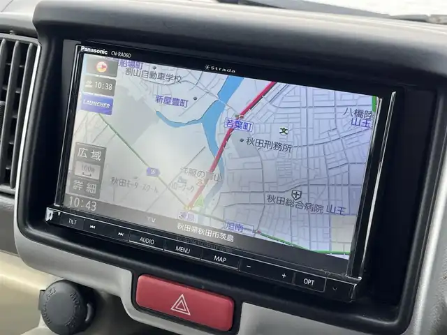 三菱 タウンボックス G 秋田県 2020(令2)年 5.1万km ブルーイッシュブラックパール ワンオーナー /4WD/IC付ターボ/社外SDナビ/　(フルセグTV/DVD/Bt)/デュアルカメラブレーキ/クリアランスソナー/先行車発進お知らせ/ふらつき警報/誤発進抑制機能/車線逸脱警報/横滑り防止装置/盗難防止装置/左後パワースライドドア/オートマチックハイビーム/オートライト/HIDヘッドライト・フォグランプ/純正フロアマット/純正ドアバイザー/D席シートヒーター/ミラーヒーター/リアヒーター/ETC/社外14インチアルミホイール/クラッツィオ/キルティング/　(茶革調シートカバー)/室内キャリア/ステアリングスイッチ/プッシュスタート・スマートキー/スペアキー/リア5面プライバシーガラス/保証書/取扱説明書