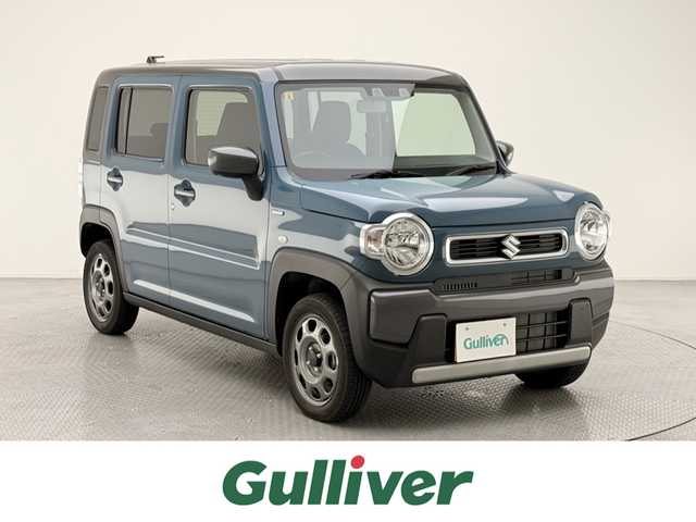 スズキ ハスラー HYBRID G 兵庫県 2023(令5)年 0.2万km デニムブルー ガンメタリック 2トーン スズキセーフティーサポート/デュアルカメラサポートブレーキ/コーナーセンサー/レーンキープアシスト/標識認識機能/シートヒーター/先行車発進お知らせ/オートライト/オートエアコン/スマートキー/スペアキー×1/プッシュスタート