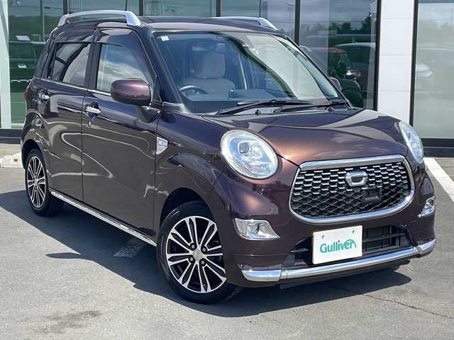 ダイハツ キャスト スタイル G SAⅡ 道東・釧路十勝 2015(平27)年 6.5万km プラムブラウンクリスタルマイカ ・４ＷＤ/・純正メモリナビ/（CD・ワンセグ・AM・FM）/・バックカメラ/・スマートキー/・プッシュスタート/・ＥＴＣ/・ステアリングリモコン/・衝突軽減ブレーキ/・ルーフレール/・ＬＥＤライト/・フォグランプ /・電動格納ミラー/・Ｗエアバッグ/・横滑り防止機能/・ＡＢＳ/・ドアバイザー/・フロアマット/・純正１５inアルミホイール/・新車保証書/・取扱説明書