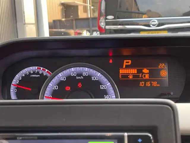 スズキ ワゴンＲ HYBRID FX 滋賀県 2018(平30)年 10.2万km ブリスクブルーM 禁煙車/社外ナビ/（CD/DVD/フルセグTV/BT/FM/AM）/ビルトインETC/ドライブレコーダー/シートヒーター/アイドリングストップ/リモコンキー/ドアバイザー/純正フロアマット