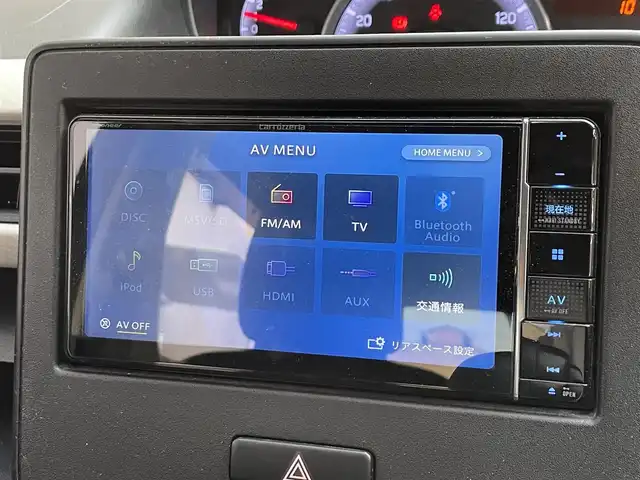 スズキ ワゴンＲ HYBRID FX 滋賀県 2018(平30)年 10.2万km ブリスクブルーM 禁煙車/社外ナビ/（CD/DVD/フルセグTV/BT/FM/AM）/ビルトインETC/ドライブレコーダー/シートヒーター/アイドリングストップ/リモコンキー/ドアバイザー/純正フロアマット