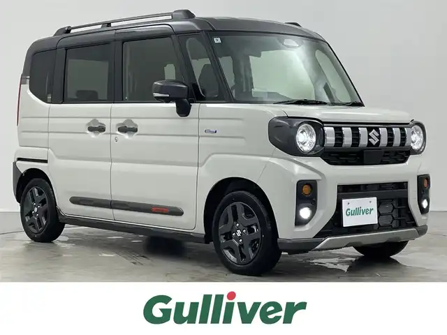 スズキ スペーシア ギア HYBRID XZ 埼玉県 2024(令6)年 0.1万km未満 ベージュⅡ 届出済未使用車　純正９インチメモリナビ　全方位カメラ　シートヒーター　ステアリングヒーター　アダプティブクルーズコントロール　ＨＵＤ　電動パーキングブレーキ　サーキュレーター　ＬＥＤターンランプ/カラーコード FCS