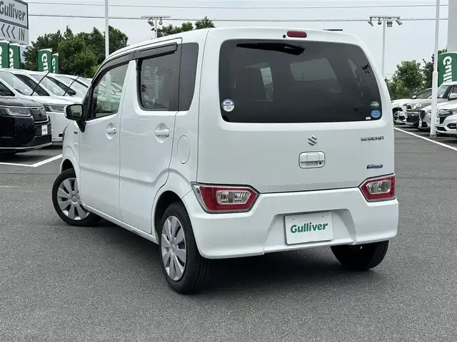 スズキ ワゴンＲ HYBRID FX 奈良県 2019(平31)年 3.5万km スペリアホワイト 純正ナビ　/フルセグ　/DVD　/Bluetooth　/純正フロアマット　/運転席シートヒーター　/衝突被害軽減ブレーキ　/横滑り防止装置　/車線逸脱警報　/Ｗエアバッグ　/オートライト　/保証書/取扱説明書/ワンオーナー　/スペアキー1本