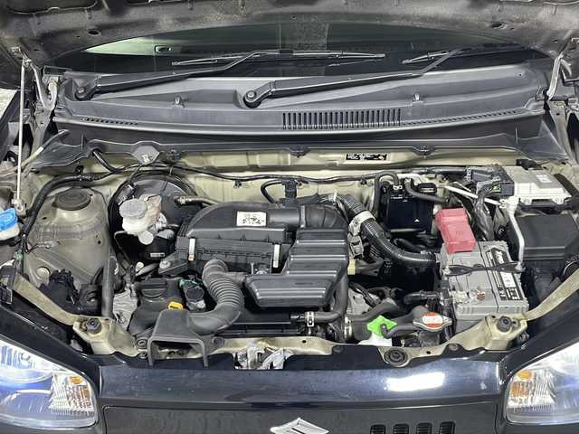 スズキ アルト S 沖縄県 2014(平26)年 9.6万km ブルーイッシュブラックパール3 禁煙車 /社外７インチナビ /AM /FM /CD /DVD /ワンセグTV /Bluetooth /運転席シートヒーター /アイドリングストップ /ダブルエアバック /LEDヘッドライト /社外14インチアルミホイール