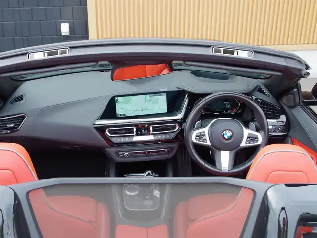 ＢＭＷ Ｚ４ sDrive20i Mスポーツ 埼玉県 2019(平31)年 4.5万km 黒 オレンジレザーシート/アダプティブクルーズコントロール/インテリジェントセーフティ/ヘッドアップディスプレイ/CarPlay/パークディスタンスコントロール/ブラインドスポットモニター/バックカメラ/純正ナビ/ドラレコ/ETC/置くだけ充電/シートヒーター/シートポジションメモリー機能/OP19インチアルミホイール