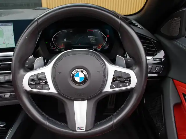 ＢＭＷ Ｚ４ sDrive20i Mスポーツ 埼玉県 2019(平31)年 4.5万km 黒 オレンジレザーシート/アダプティブクルーズコントロール/インテリジェントセーフティ/ヘッドアップディスプレイ/CarPlay/パークディスタンスコントロール/ブラインドスポットモニター/バックカメラ/純正ナビ/ドラレコ/ETC/置くだけ充電/シートヒーター/シートポジションメモリー機能/OP19インチアルミホイール