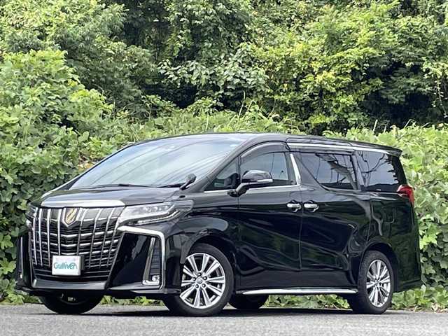 トヨタ アルファード S タイプゴールドⅡ 大分県 2022(令4)年 5.8万km ブラック 両側パワースライドドア/純正ディスプレイオーディオ/メモリーナビ/フルセグ/Bluetooth/12.1インチフリップダウンモニター/ハーフレザーシート/オットマンシート/デジタルインナーミラー/アダプティブクルーズコントロール/レーンキープアシスト/3眼LEDヘッドライト/シーケンシャルウインカー/ビルトインETC/社外ドラレコ/スマートキー/プッシュスタート/前後クリアランスソナー