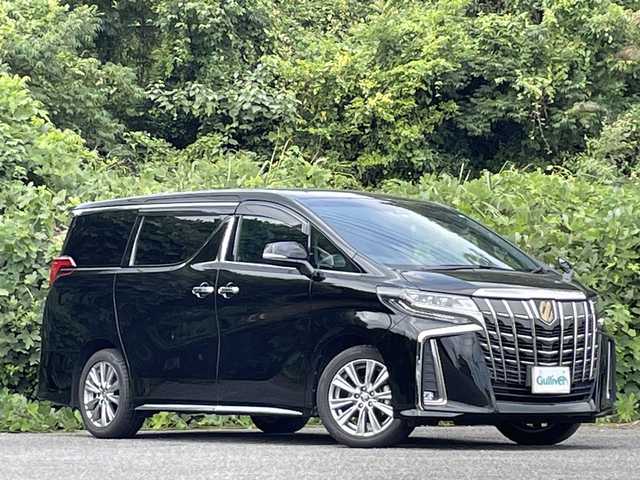 トヨタ アルファード S タイプゴールドⅡ 大分県 2022(令4)年 5.8万km ブラック 両側パワースライドドア/純正ディスプレイオーディオ/メモリーナビ/フルセグ/Bluetooth/12.1インチフリップダウンモニター/ハーフレザーシート/オットマンシート/デジタルインナーミラー/アダプティブクルーズコントロール/レーンキープアシスト/3眼LEDヘッドライト/シーケンシャルウインカー/ビルトインETC/社外ドラレコ/スマートキー/プッシュスタート/前後クリアランスソナー