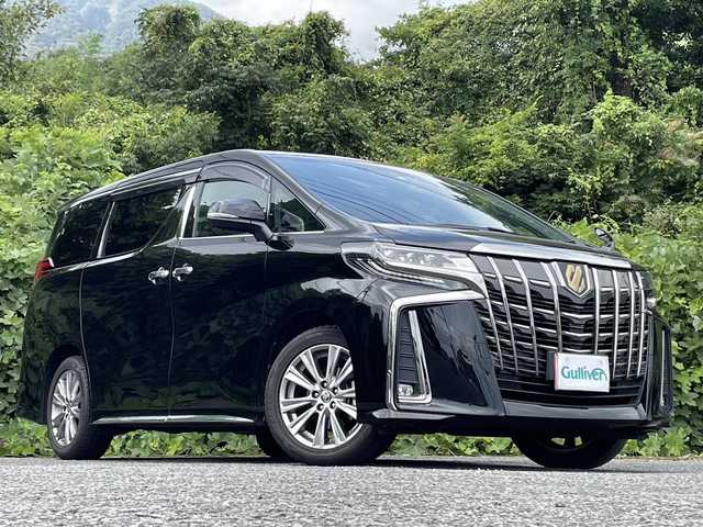 トヨタ アルファード S タイプゴールドⅡ 大分県 2022(令4)年 5.8万km ブラック 両側パワースライドドア/純正ディスプレイオーディオ/メモリーナビ/フルセグ/Bluetooth/12.1インチフリップダウンモニター/ハーフレザーシート/オットマンシート/デジタルインナーミラー/アダプティブクルーズコントロール/レーンキープアシスト/3眼LEDヘッドライト/シーケンシャルウインカー/ビルトインETC/社外ドラレコ/スマートキー/プッシュスタート/前後クリアランスソナー