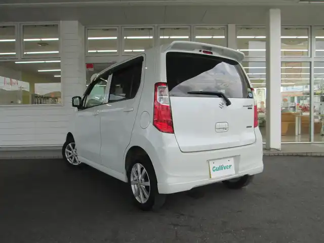 スズキ ワゴンＲ FX－LTD 千葉県 2012(平24)年 10万km パールホワイト ワンオーナー/社外ナビ、フルセグTV/社外オーディオ【DVD/CD/BT/SD/USB】/アイドリングストップ/ヘッドライトレベライザー/プッシュスタート/革巻きステアリング/純正フロアマット/純正ドアバイザー/純正14インチアルミホイール/スペアキー/取扱説明書/ナビ取扱説明書/新車時保証書/整備記録簿(H25/26/27/28/29/30/R1/3/4/5/6)
