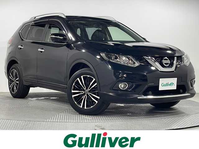 日産 エクストレイル 20Xt エマージェンシーブレーキ 広島県 2016(平28)年 5.8万km ダイヤモンドブラック 純正ナビ/全周囲カメラ/シートヒーター/ブラインドスポットモニター/電動リアゲート/ＥＴＣ/ＬＥＤヘッドライト/クルーズコントロール/前後コーナーセンサー/オートマチックハイビーム/衝突軽減/フォグランプ/社外アルミホイール(225/60/R18)/エアバッグ(運転席/助手席)
