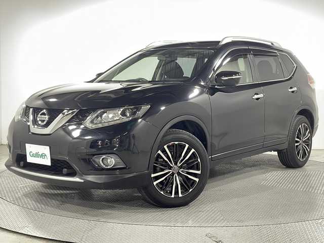 日産 エクストレイル 20Xt エマージェンシーブレーキ 広島県 2016(平28)年 5.8万km ダイヤモンドブラック 純正ナビ/全周囲カメラ/シートヒーター/ブラインドスポットモニター/電動リアゲート/ＥＴＣ/ＬＥＤヘッドライト/クルーズコントロール/前後コーナーセンサー/オートマチックハイビーム/衝突軽減/フォグランプ/社外アルミホイール(225/60/R18)/エアバッグ(運転席/助手席)