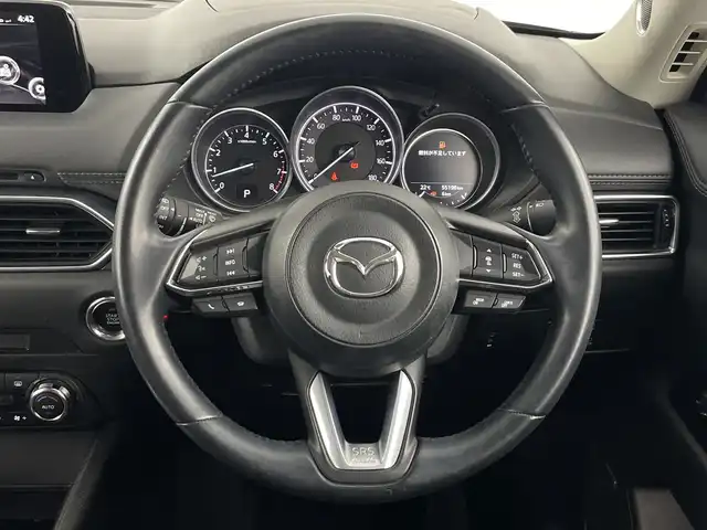 マツダ ＣＸ－５ 20S プロアクティブ 愛知県 2018(平30)年 5.6万km ジェットブラックマイカ 禁煙車/純正7インチナビ/（ＤＶＤ/ＣＤ/フルセグTV/Bluetooth/ＦＭ/ＡＭ/SD）/バックカメラ/ＢＯＳＥサウンド/i-ACTIVESENSE/・衝突軽減ブレーキ/・レーダークルーズコントロール/・レーンキープアシスト/・ブラインドスポットモニター/・オートマチックハイビーム/・パーキングセンサー/ヘッドアップディスプレイ/ETC/純正１９インチアルミホイール/アイドリングストップ/ＬＥＤヘッドライト/オートライト/スマートキー/スペアキー1本/プッシュスタート/純正フロアマット/横滑り防止装置