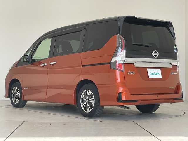 日産 セレナ e－パワー ハイウェイスター V 愛知県 2020(令2)年 2.7万km サンライズオレンジ/ダイヤモンドブラック プロパイロット/純正10型ナビ　SDカードなし/全方位カメラ/両側パワースライドドア/レーダークルーズコントロール/バックカメラ/ハンズフリースライドドア/コーナーセンサー/純正アルミホイール/LEDヘッドライト/インテリジェントミラー/リアオートエアコン/オートライト/ドライブレコーダー/ETC/衝突軽減システム/フルセグ/CD DVD/ステアリングスイッチ/スマートキー/プッシュスタート