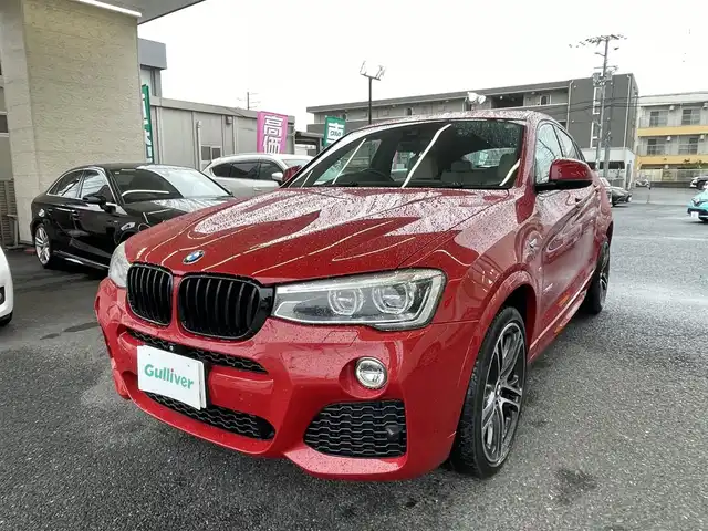 ＢＭＷ Ｘ４ xDrive 35i Mスポーツ 大阪府 2015(平27)年 4.6万km 赤 メーカーナビ/CD.DVD.BT.フルセグTV/レザーシート/パワーシート/シートヒーター/バックカメラ/パドルシフト/クルコン/ドラレコ/ETC2.0/パワーバックドア/スマートキー/プッシュスタート/保証書.取説