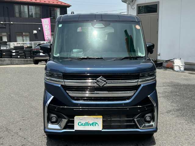 スズキ スペーシア カスタム HYBRID XS 宮城県 2024(令6)年 1万km インディゴブルーメタリック/ブラック ワンオーナー/4WD/純正メモリナビ/フルセグテレビ/全方位バックカメラ/後席ベンチレーショーン/夏純正アルミタイヤR15/ヒートシーター/ステアリングヒーター/コーナーセンサー/両側パワースライドドア/ダブル・サイド・カーテンエアバッグ/プッシュスタート/アイドリングストップ/クルーズコントロール/オットマン