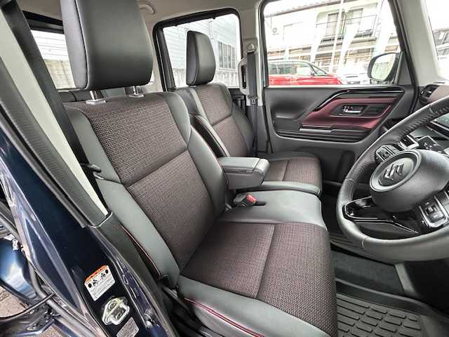 スズキ スペーシア カスタム HYBRID XS 宮城県 2024(令6)年 1万km インディゴブルーメタリック/ブラック ワンオーナー/4WD/純正メモリナビ/フルセグテレビ/全方位バックカメラ/後席ベンチレーショーン/夏純正アルミタイヤR15/ヒートシーター/ステアリングヒーター/コーナーセンサー/両側パワースライドドア/ダブル・サイド・カーテンエアバッグ/プッシュスタート/アイドリングストップ/クルーズコントロール/オットマン