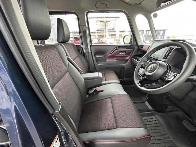 スズキ スペーシア カスタム HYBRID XS 宮城県 2024(令6)年 1万km インディゴブルーメタリック/ブラック ワンオーナー/4WD/純正メモリナビ/フルセグテレビ/全方位バックカメラ/後席ベンチレーショーン/夏純正アルミタイヤR15/ヒートシーター/ステアリングヒーター/コーナーセンサー/両側パワースライドドア/ダブル・サイド・カーテンエアバッグ/プッシュスタート/アイドリングストップ/クルーズコントロール/オットマン