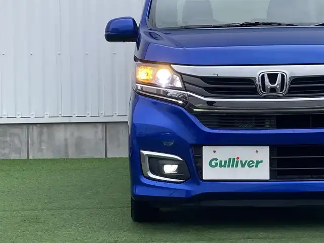ホンダ Ｎ ＷＧＮ カスタム G SSパッケージ 香川県 2017(平29)年 9.2万km ブリリアントスポーティブルーメタリック2トーン 登録時走行距離：91489km/ディーラー純正ナビ/　CD DVD BT フルセグTV/バックカメラ/シティブレーキアシスト/クルーズコントロール/HIDヘッドライト/オートライト/フォグランプ/ドライブレコーダー/ビルトインETC/ハーフレザーシート/プッシュスタート/スマートキー/ステアリングスイッチ