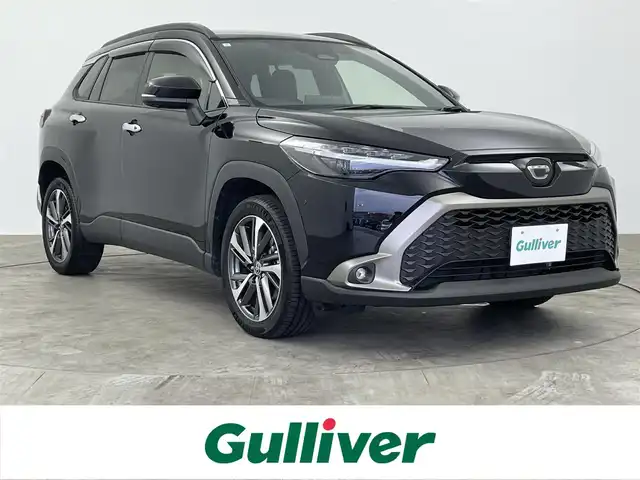 トヨタ カローラ クロス ハイブリッド Z 大分県 2024(令6)年 3.3万km アティチュードブラックマイカ 純正ディスプレイオーディオ/全方位カメラ　/ＡｐｐｌｅＣａｒｐｌａｙ　/Ｂｌｕｅｔｏｏｔｈ　/クルーズコントロール　/モデリスタハンドルプロテクト　/ガラスルーフ　/ブラインドスポットモニター　/車線逸脱警報/プリクラッシュセーフティ/PDA/パーキングサポートブレーキ/安心降車アシスト/電動リアゲート/３眼LEDヘッドライト/コーナーセンサー　/ETC2.0/ドライブレコーダー/純正１８インチＡＷ
