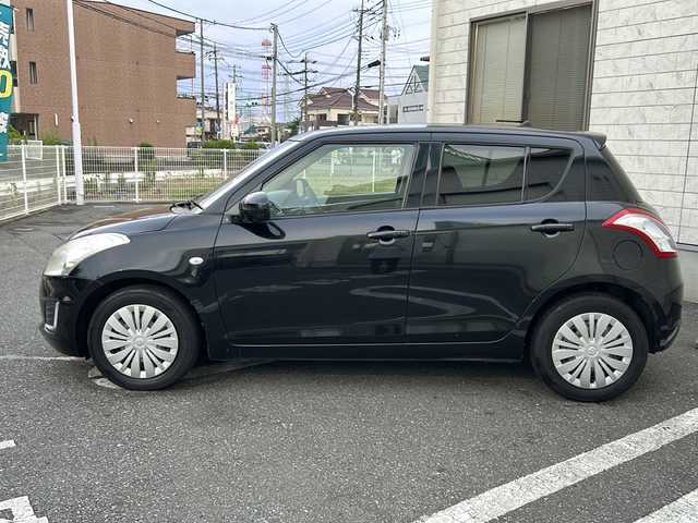 スズキ スイフト XG 埼玉県 2014(平26)年 4.9万km スーパーブラックパール 社外メモリナビ/CD/SD/プッシュスタート/スマートキー/ETC/純正フロアマット/スペアキー/保証書/取説